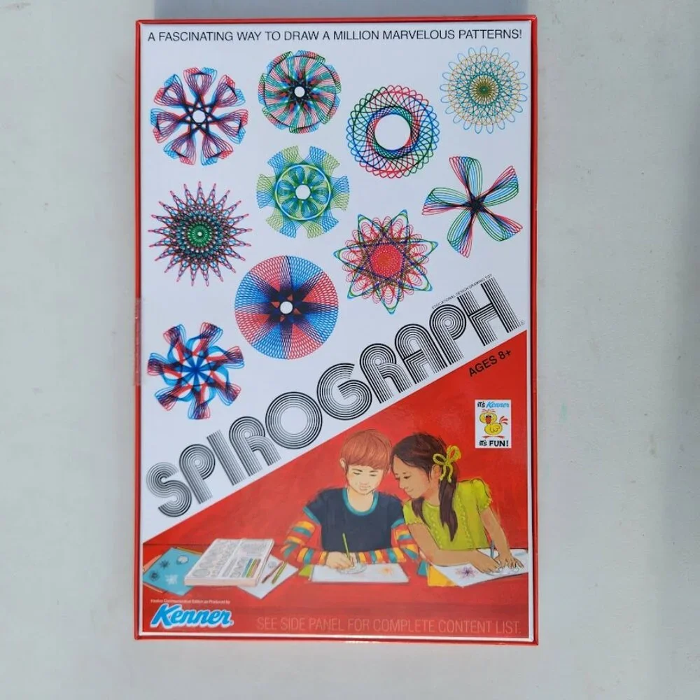 Spirograph Retro Toys Crafts Drawing Art Supplies Kit gift Scrapbooking school c